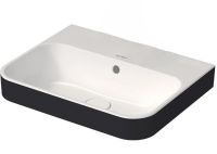 Duravit Happy D.2 Plus Aufsatzbecken 50x40cm, ohne Hahnloch, mit Überlauf, weißanthrazit matt 2360506160