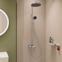 hansgrohe Activera S Duschsystem 240 1 Strahlart mit Einhebelmischer Varia chrom 28875000 
