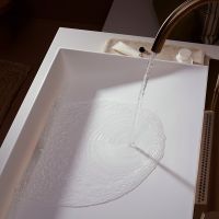 Vorschau: hansgrohe Avalegra AquaUnit Waschbecken 58x48cm, ohne Ablage mit Armatur in brushed bronze