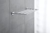 Vorschau: Duravit Karree Handtuchablage wandhängend, chrom 0099621000