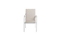 Vorschau: KETTLER DINING DIAMOND Stapelsessel Sunbrella®, weiß matt natte linen chalk 0103902-5820