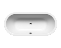 Vorschau: Kaldewei Meisterstück Classic Duo Oval freistehende Badewanne 170x75cm, weiß Mod.1113