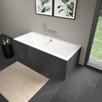 Vorschau: Duravit DuraSquare Einbau-Badewanne rechteckig 180x80cm, weiß