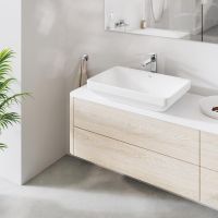 Vorschau: Grohe Euro Keramik Aufsatzschale 60cm mit Überlauf, weiß
