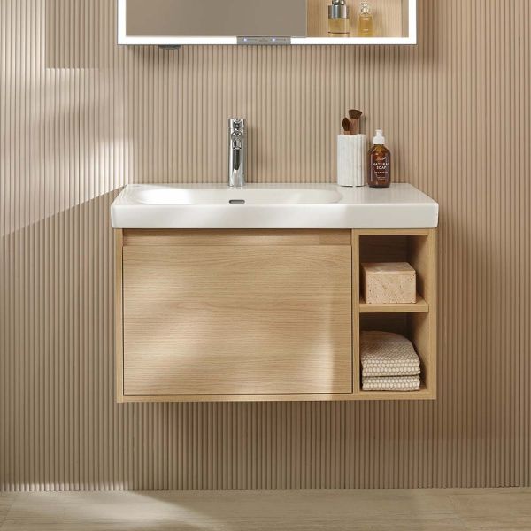Villeroy&Boch Skyla Waschtischunterschrank C78800 80cm, offenes Fach rechts C78800VJ nordic oak