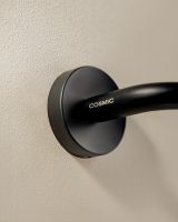 Vorschau: Cosmic Geyser Rollenhalter ohne Deckel, schwarz matt