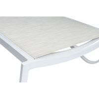Vorschau: KETTLER DINING DIAMOND Stapelliege weiß matt beige 0103914-5800