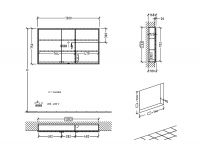 Vorschau: Villeroy&Boch My View Now LED-Unterputz-Spiegelschrank 130x75cm