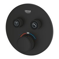 Vorschau: Grohe Grohtherm SmartControl Thermostat mit 2 Absperrventilen, phantom black