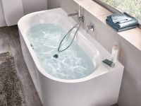 Vorschau: Bette BetteLux Oval I Silhouette Vorwand-Badewanne