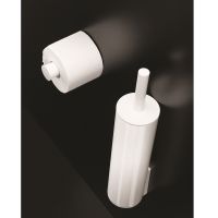 Vorschau: Cosmic Black & White Toilettenbürstengarnitur + Toilettenpapierhalter