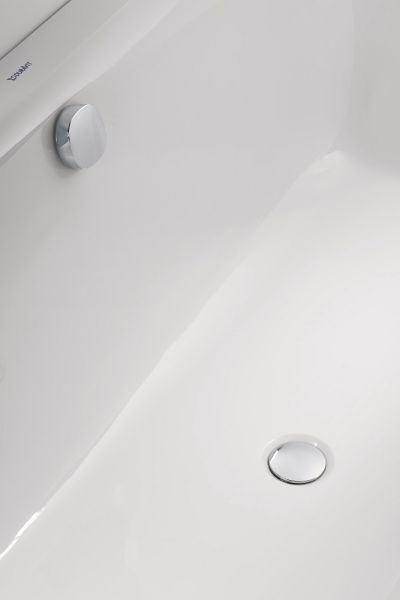Duravit Happy D.2 Einbau-Badewanne rechteckig Rückenschräge links 170x75cm, weiß