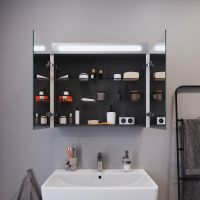 Vorschau: Duravit No.1 Badmöbel-Set 80cm mit Waschtisch, Spiegelschrank, 1 Auszug und Innenschublade