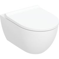 Vorschau: Geberit Acanto Set Wand-WC Tiefspüler, geschlossene Form, TurboFlush, mit WC-Sitz, weiß 502718001