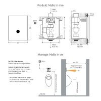 Vorschau: WimTec PROOF U8 berührungslose Einzelurinalsteuerung 12V Netzbetrieb, weiß