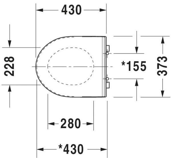 Duravit No.1 WC-Sitz mit Absenkautomatik, weiß