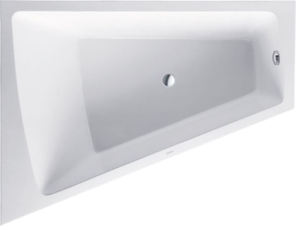 Duravit Paiova Einbau-Badewanne trapezförmig mit Rückenschräge links, 170x130cm, weiß