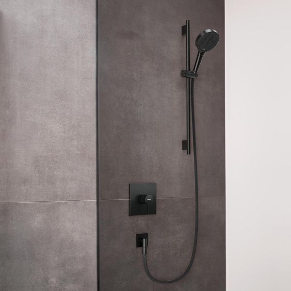 hansgrohe Finoris Duscharmatur Unterputz, brushed black chrome