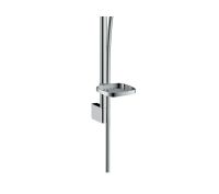 Vorschau: hansgrohe Croma Select S Brauseset 110 Vario 3jet softcube Seifenschale, weiß/chrom