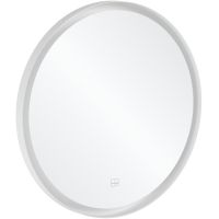 Vorschau: Villeroy&Boch Subway 3.0 LED-Spiegel Ø71,2cm, mit Sensordimmer, weiß matt A4647100