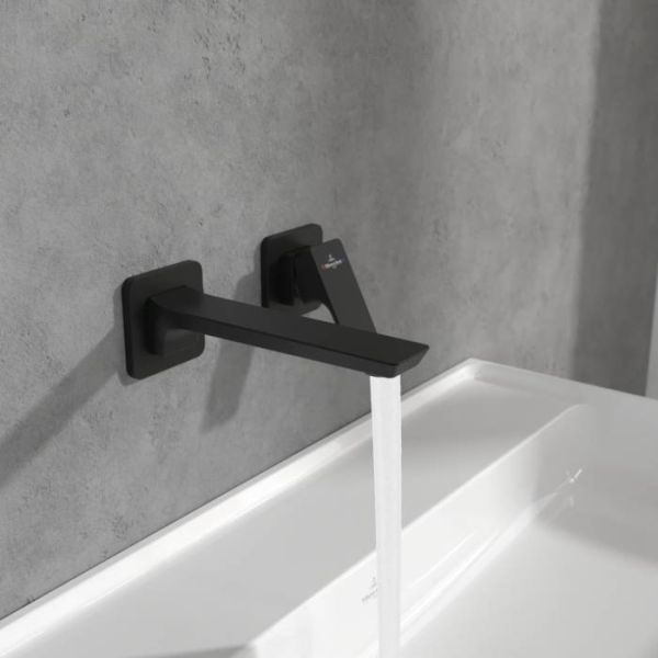 Villeroy&Boch Subway 3.0 Einhebel-Waschtischarmatur schwarz matt TVW112007000K5