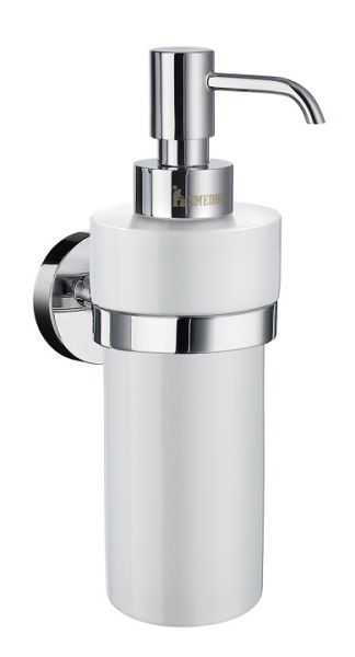 Smedbo Home Seifenspender mit Porzellanbehälter, chrom HK369P 