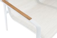 Vorschau: KETTLER DINING DIAMOND Lounge 2er Bank weiß matt/ beige 0103940-5800