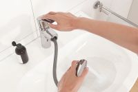 Vorschau: Grohe Start Waschtischbatterie M-Size mit herausziehbarem Auslauf, chrom 24205003