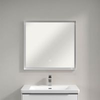 Vorschau: Villeroy&Boch Subway 3.0 LED-Spiegel, 80x75cm, mit Sensordimmer, weiß matt