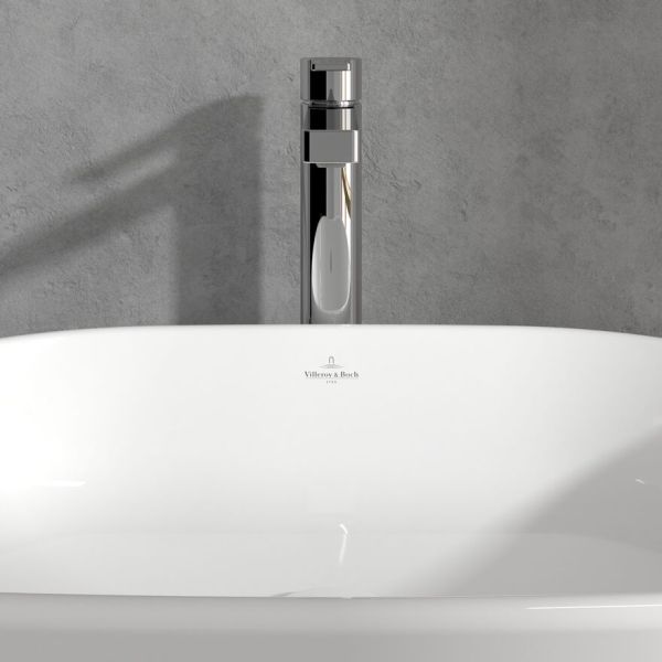 Villeroy&Boch Architectura Einhebel-Waschtischarmatur erhöht für Waschschüsseln, chrom