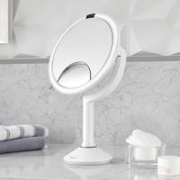 simplehuman Stand-Sensorkosmetikspiegel Ø20cm trio mit Touch-Helligkeitsregelung