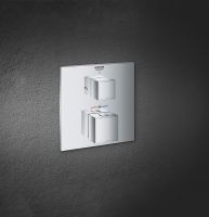 Grohe Grohtherm Cube Thermostat- Brausebatterie mit integrierter 2-Wege-Umstellung 24154000
