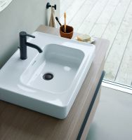 Vorschau: Duravit Soleil by Starck Aufsatzbecken 56x43,5 WonderGliss weiss 237856