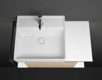 Vorschau: Burgbad Junit Aufsatzwaschtisch 90cm mit Unterschrank und LED-Beleuchtung