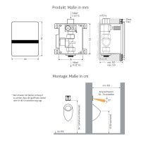 Vorschau: WimTec MULTI 2 HyPlus berührungslose Einzelurinalsteuerung 9V Batteriebetrieb, weiß