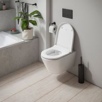 Vorschau: Duravit D-Code Wand-WC Set mit SoftClose WC-Sitz 54x37cm vormontierte Scharniere weiß 49030900B2