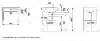 Vorschau: Laufen Pro A Waschtisch mit Überlauf 60x48cm 81895.2