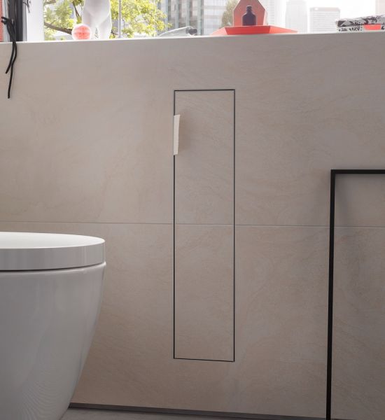 emco asis plus WC-Modul 66cm, Papierentnahme seitlich, befliesbar