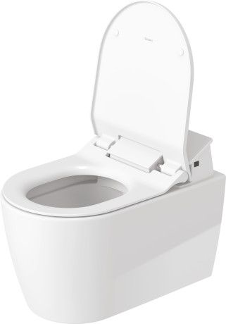 Duravit Dusch-WC Set SensoWash Slim mit ME by Starck Wand-WC 631000002004300 Deckel offen