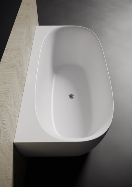 RIHO Back2wall Vorwand-Badewanne inkl. Ablauf und Füße, 170x80cm, weiß glänzend BD25005_3