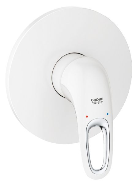 Grohe Eurostyle Einhand-Brausebatterie, offener Hebelgriff, moon white 24048LS3