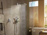 Vorschau: Hansgrohe Fixfit Porter 300 Schlauchanschluss mit Brausehalter und Duschablage, chrom