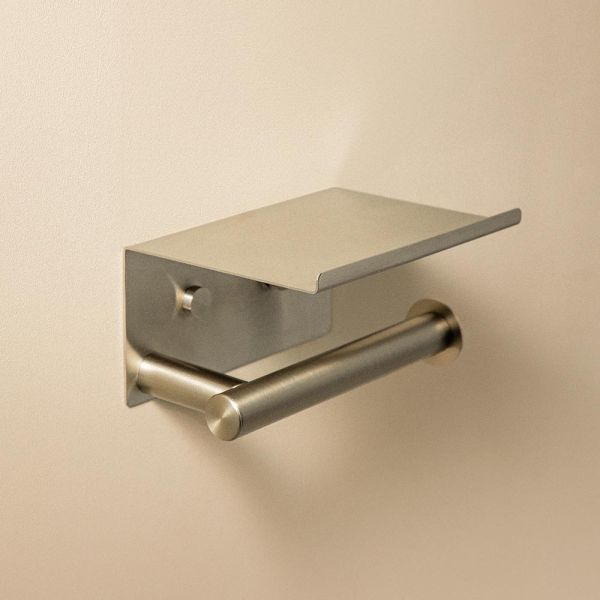 Cosmic Architect S+ Rollenhalter mit Ablage, edelstahl matt WJC235A0059003
