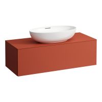 Laufen IL BAGNO ALESSI ONE Schubladenelement 1200, Ausschnitt Mitte, zu Waschtisch, terracotta, H4303110972691