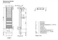 Vorschau: Zehnder Zeno Wing Design-Heizkörper mit ausklappbarer Handtuchablage, Warmwasserbetrieb, weiß