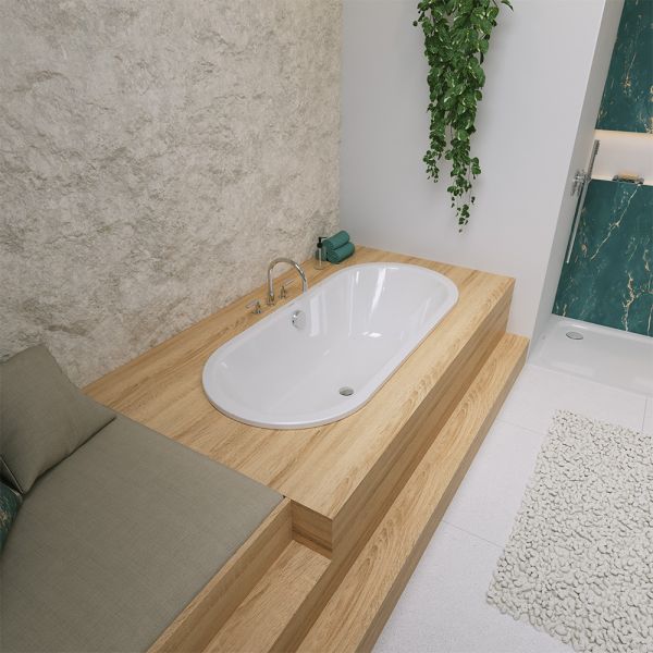 Kaldewei Classic Duo Oval Ovale Badewanne 180x80cm Mod. 111 291200010001