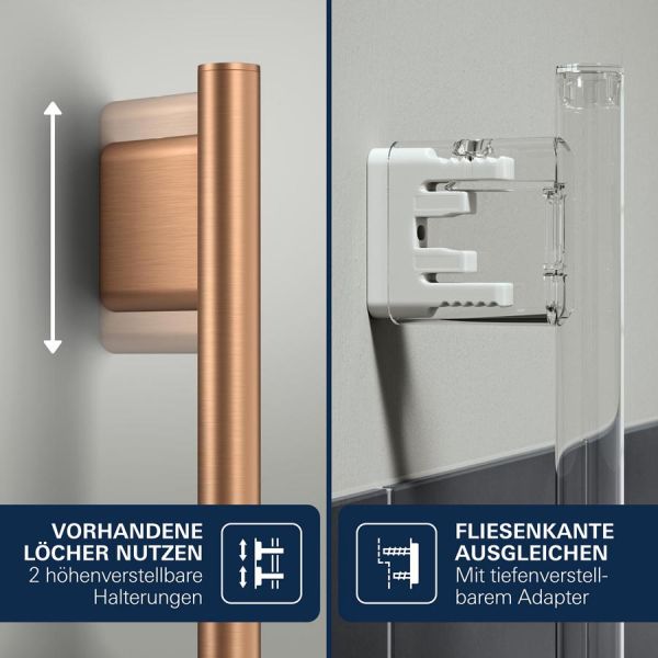 Grohe Rainshower SmartActive Brausestange 60cm, warm sunset gebürstet