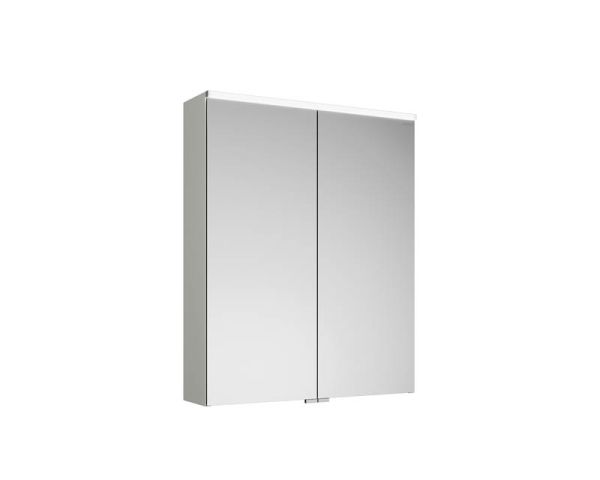 Burgbad Eqio Slim Badmöbel-Set 65cm mit LED-Spiegelschrank, Waschtisch & Unterschrank