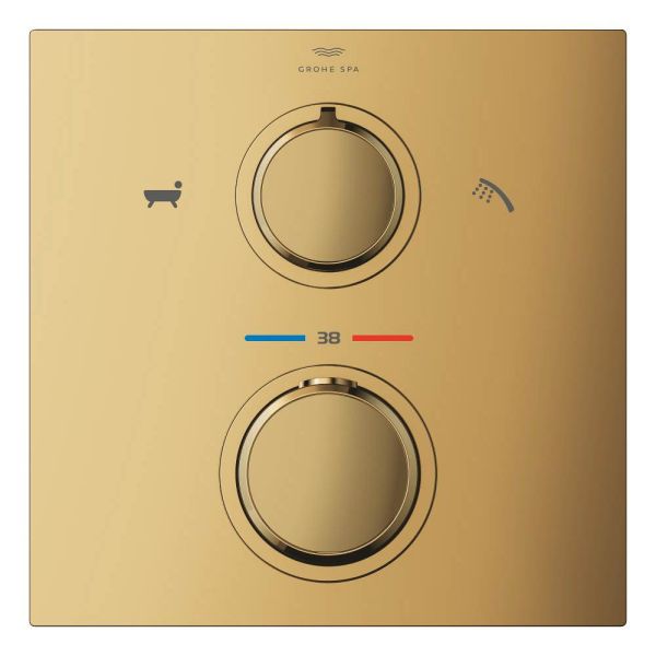 Grohe Allure Thermostat-Wannenbatterie mit integrierter 2-Wege-Umstellung