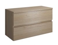 Vorschau: Burgbad Cube Unterschrank mit 2 Auszüge, 80cm eiche dekor cashmere USBC080